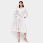 Ladies' Dress, ऑफ व्हाइट, small