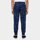 Boys' Midnight Navy Blue Regular Fit Dinosaur Printed Pyjama, Navy Blue, small