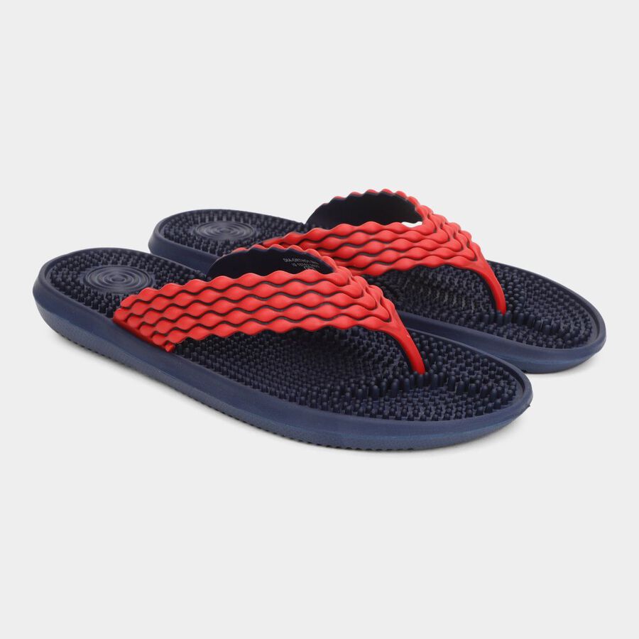 Men's Slippers, Navy Blue, large image number null