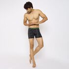 Men's 100% Cotton Trunks, काला, small