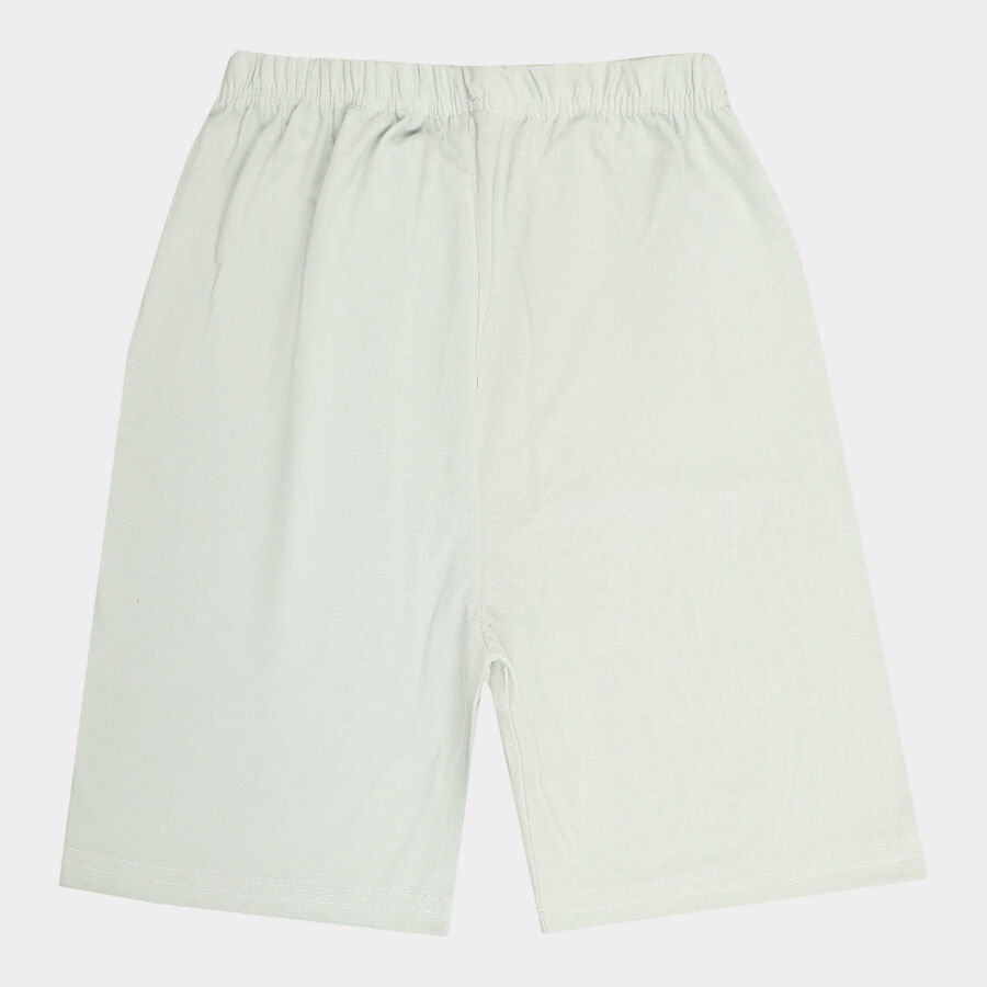 Boys Solid Bermuda, Light Green, large image number null