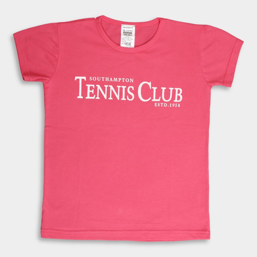 Girls' T-Shirt, Pink, large image number null
