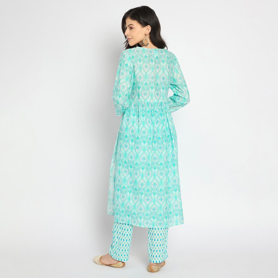 Ladies' Ethnic Set , Aqua, large image number null