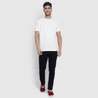 Solid Round Neck T-Shirt, White, small image number null