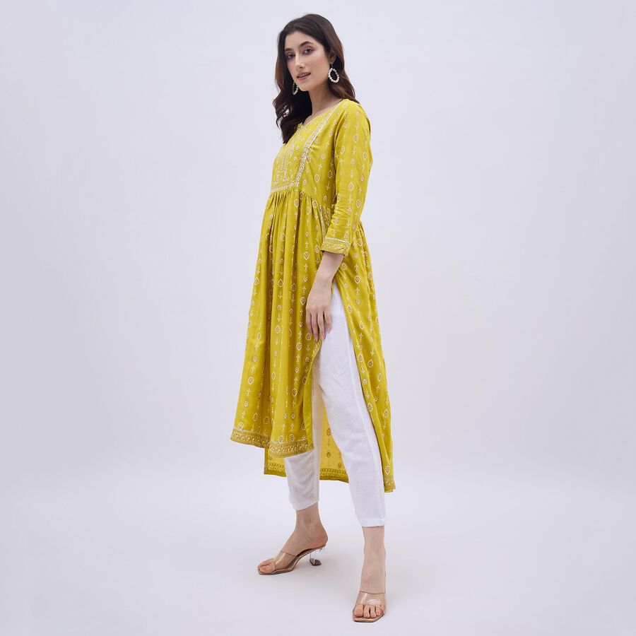 Ladies' Kurta, Light Green, large image number null