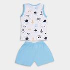 Infant Boys' 100% Cotton Baba Suit , Light Blue, small image number null