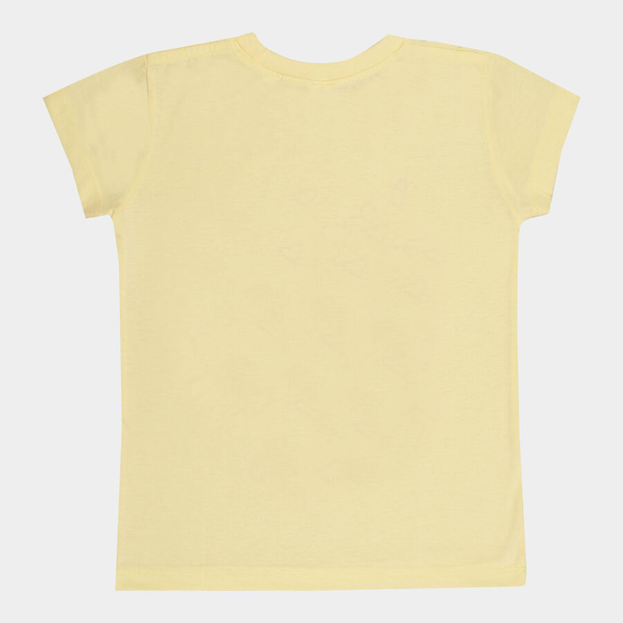 Girls T-Shirt, Yellow, large image number null
