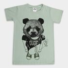 Boys' Half Sleeves T-Shirt, Light Green, small image number null