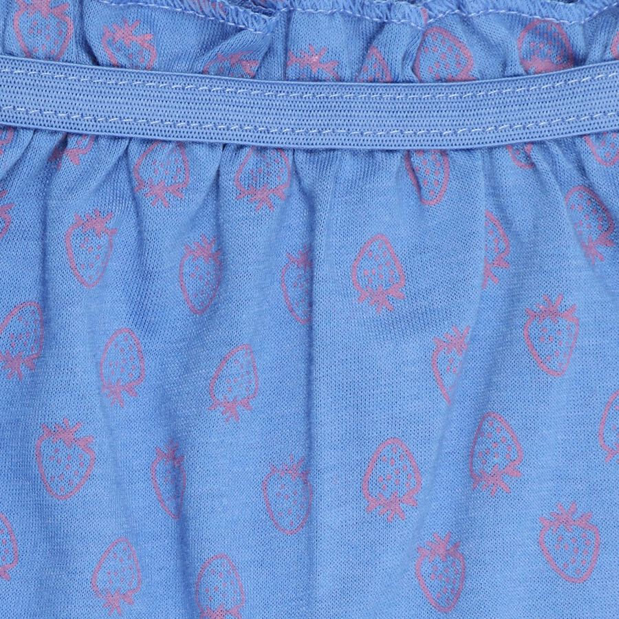 Girls' 100% Cotton Bloomer, गहरा नीला, large image number null