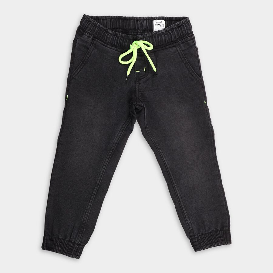 Boy's Jeans, काला, large image number null