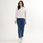 Women's Light Pink Hooded Casual Sweatshirt, हल्का गुलाबी, small image number null