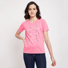 Round Neck T-Shirt, Pink, small image number null
