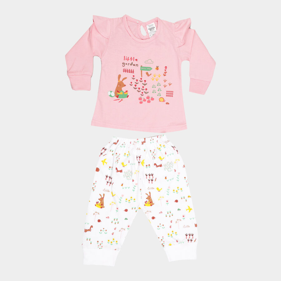 Infants Cotton Hipster Set, Light Pink, large image number null