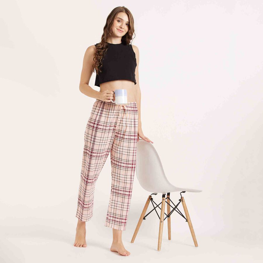 Printed Pyjama, हल्का गुलाबी, large image number null