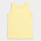 Infants' 100% Cotton Vest , Yellow, small