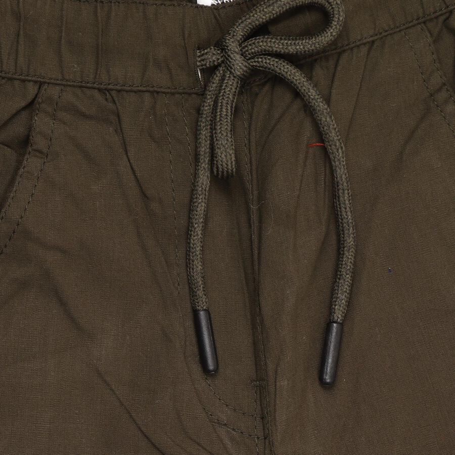 Boys' 100% Cotton Trousers , ओलिव, large
