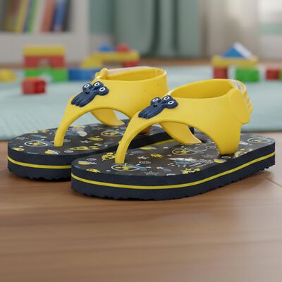Kids' Grey Back Strap Flip-Flops