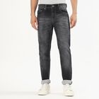 Men's Dark Indigo Slim Fit Five-Pocket Jeans, Dark Grey, small image number null
