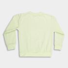Girls Light Sage Green Crew Neck Casual Sweatshirt, Light Green, small image number null