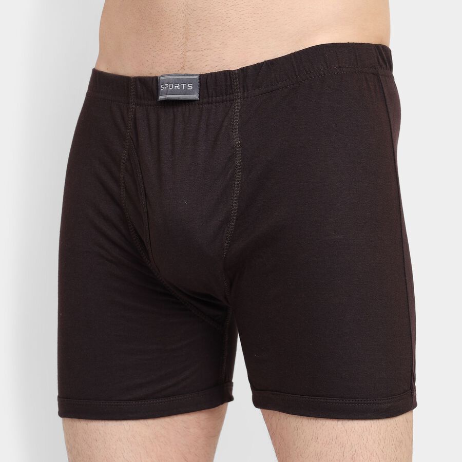 Men's Cotton Trunks , Brown, large image number null