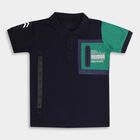 Boys' 100% Cotton Half Sleeves T-Shirt, नेवी ब्लू, small image number null