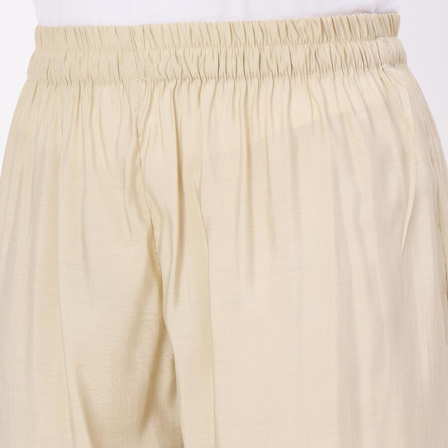 Women's Soft Creamy Beige Embroidered Ethnic Set, Beige, large