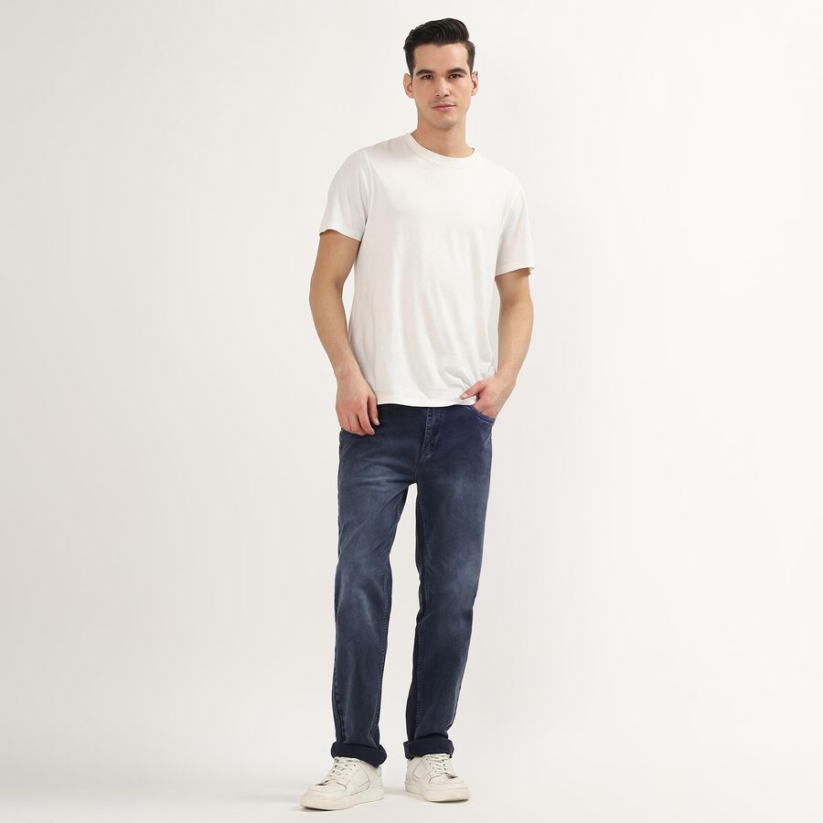 Men's Skinny Jeans, Dark Blue, large image number null