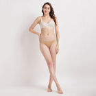 Printed Non-Padded Bra, Off White, small image number null