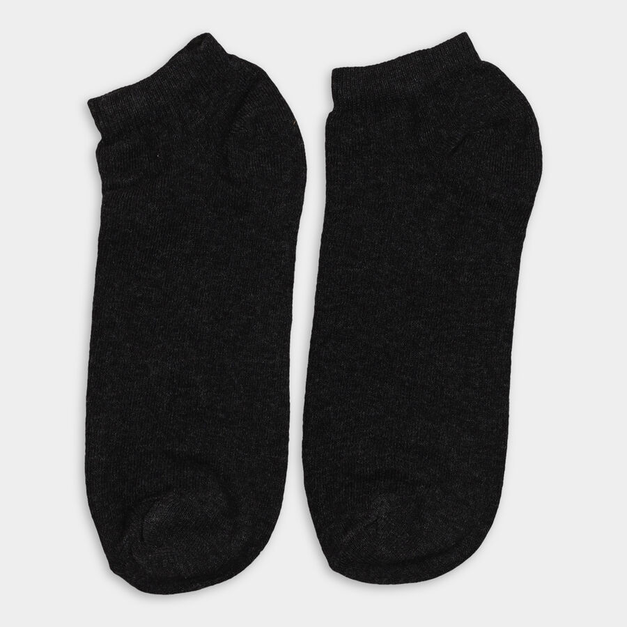 Men's Socks (Pack of 3), Melange Light Grey, large image number null