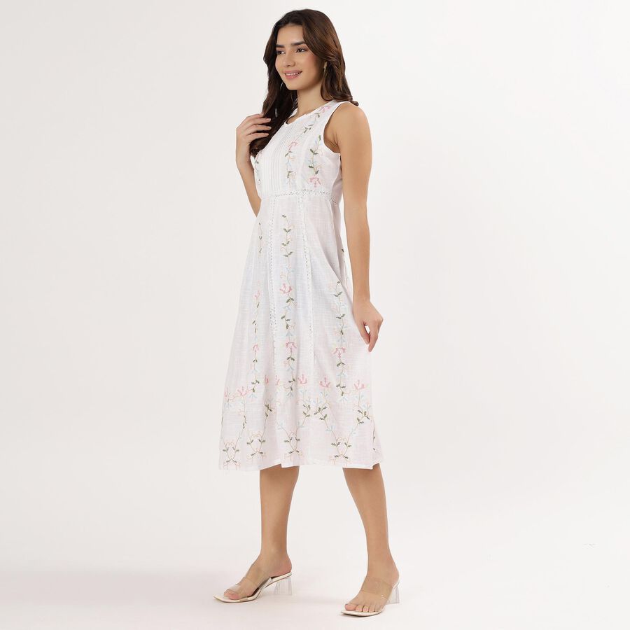 Ladies' Dress, Off White, large image number null