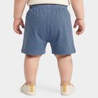 Infants' Blue Regular Fit Printed Half Pant, रॉयल ब्लू, small