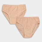 Girls' 100% Cotton Panty , पीच, small image number null