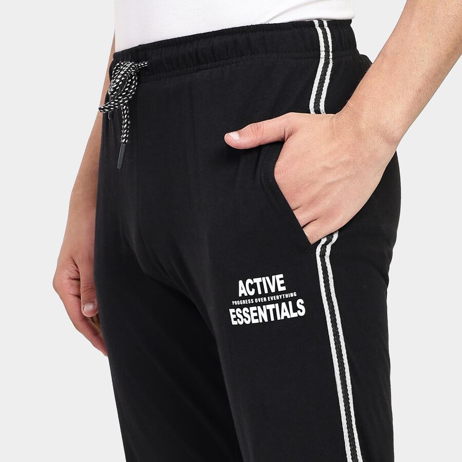 Men's Track Pants, काला, large image number null