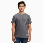 Boys' Half Sleeves T-Shirt, हल्का ग्रे, small image number null