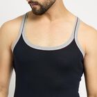 Men's 100% Cotton Gym T-Shirt , Navy Blue, small image number null