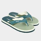Women's Green Toe-Post Flip-Flop Slippers, हरा, small