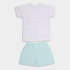 Infant Boys' 100% Cotton Baba Suit, एक्वा, small image number null
