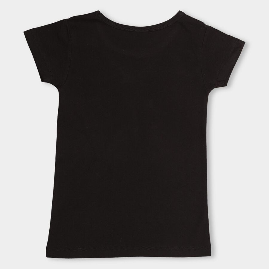 Girls' T-Shirt , Black, large image number null