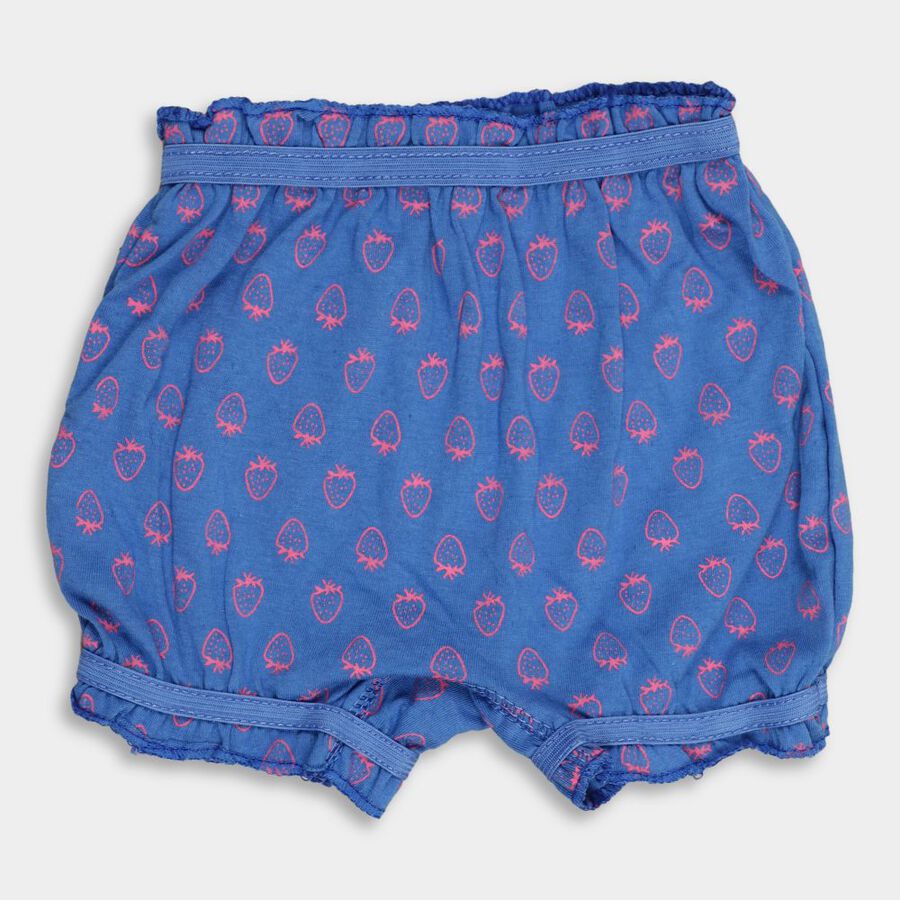 Girls' Cotton Bloomer, Dark Blue, large image number null