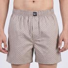 Men's Light Grey Regular Fit Solid Boxers, हल्का ग्रे, small