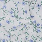 Girls White Off-Shoulder Floral Printed T-Shirt, White, small