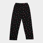 Girls' Pyjama, काला, small