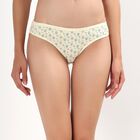 Women's Soft Yellow Bikini Style Panty, Yellow, small image number null
