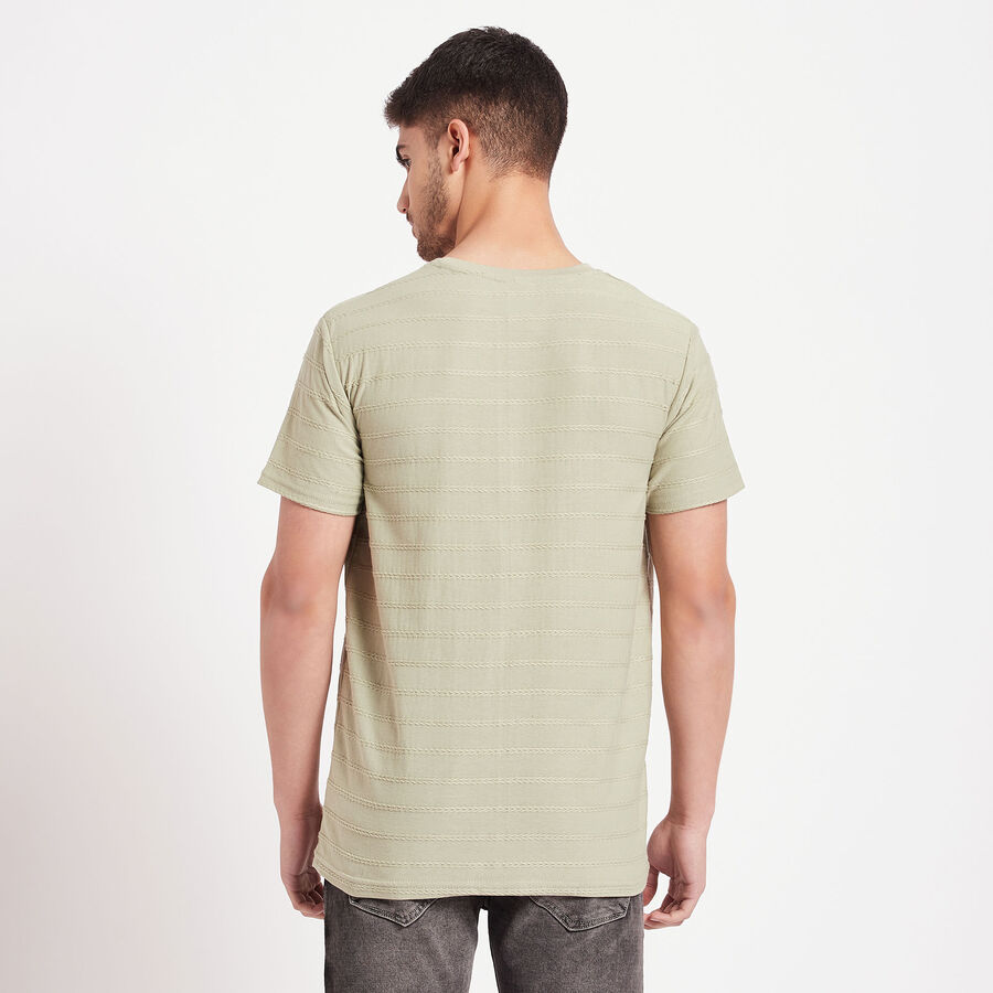 Round Neck T-Shirt, Light Green, large image number null