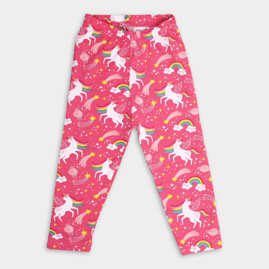 Girls' Legging, गुलाबी, large image number null