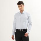 Men's Light Powder Blue Cut Away Collar Slim Fit Formal Shirt, Light Blue, small image number null