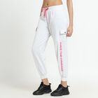 Ladies' Light Grey Regular Fit Cargo Jogger Track Pants, Melange Light Grey, small image number null