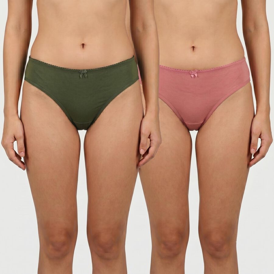 Women's Assorted Regular Fit Panty, चुनिंदा, large