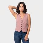 Women's Lilac V-Neck Slim Fit Shirt, Lilac, small