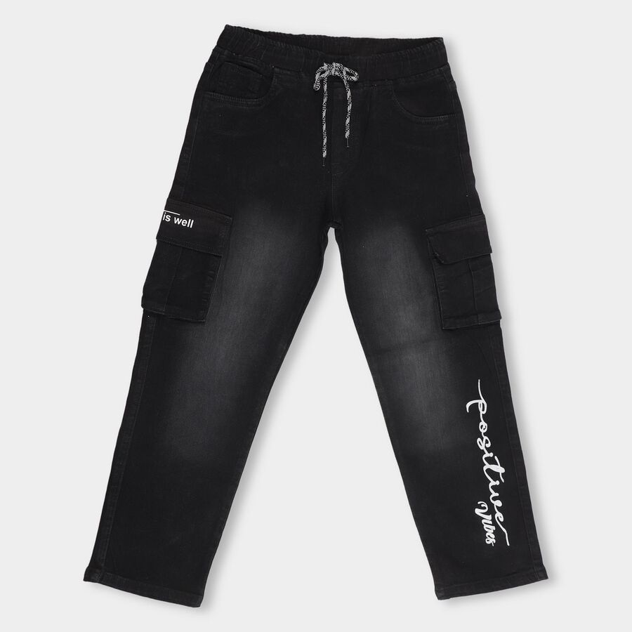 Boys' Jeans , Black, large image number null